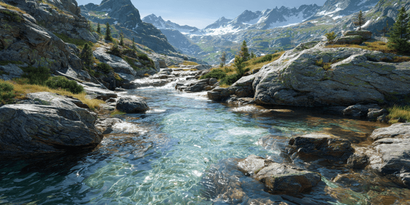 горы и вода