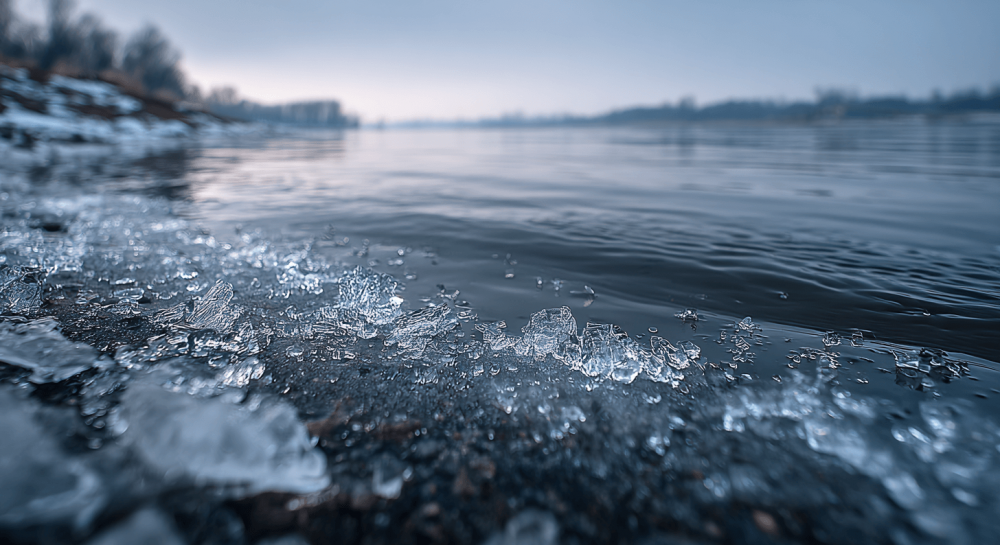 лед в реках и озерах