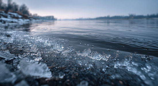 лед в реках и озерах