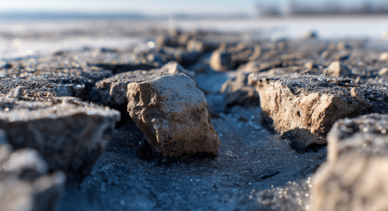 лед и почва