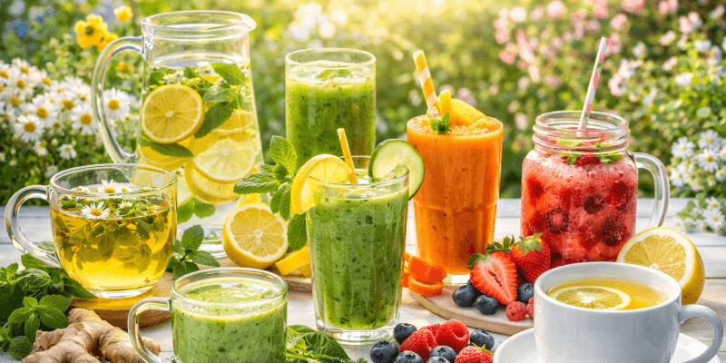 Какие напитки полезны весной